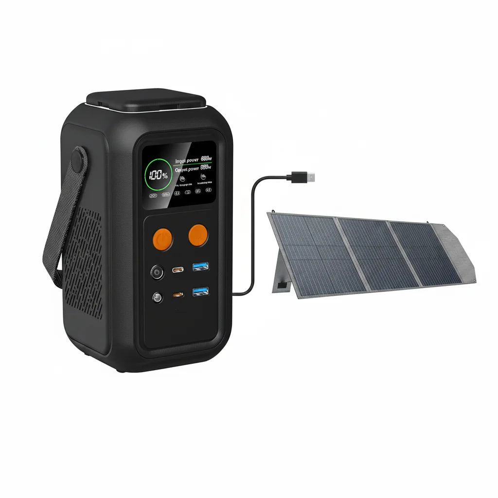 CTOLITY AXP200 Solar Generator Portable Mobile Power Station 200W 192Wh 60000mAh Lifepo4 Battery  for Outdoor Camping RV Home