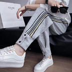 Men's Sweatpants Jogger Trousers Stripe Man Sweat Pants Harem Athletic Sport Track Harajuku Baggy New Items in Casual Fashion