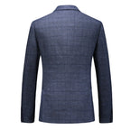 Men's Business Casual Three-Piece Set 2024 Fashion Bridegroom Dress Suit Vest Trousers High Quality