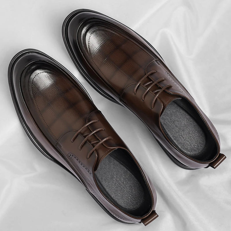 Business Formal British Style Casual Commuting Style Commuting Shoes Wedding Groom Shoes Leather Shoes Men's Four Seasons