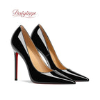 Shoes For Woman 2026 Trend Luxury Red Bottoms High Heels Pointed Toe Stiletto Pumps 12 cm Comfortable Party Dress Wedding Shoes