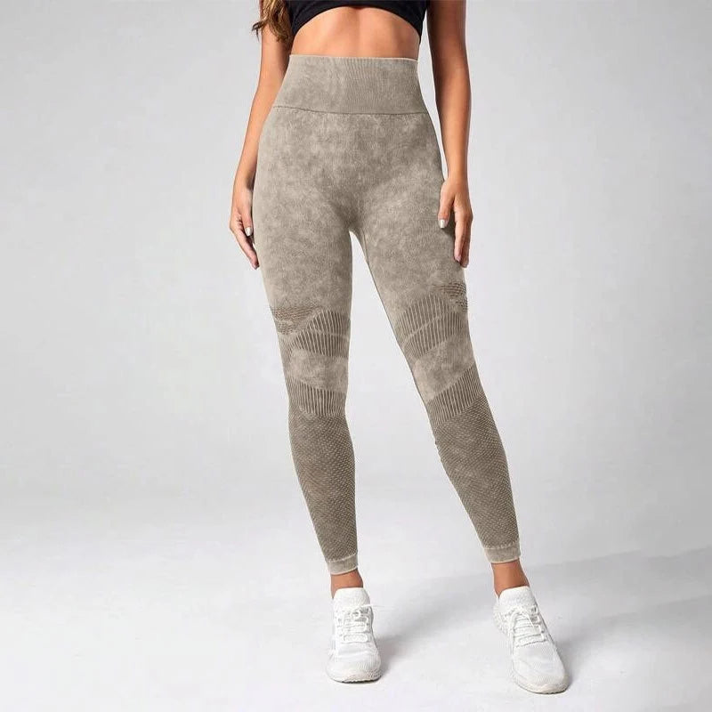 High Waist Seamless Yoga Pants for Women Quick Dry Running Gym Leggings Fitness Tights Leggings Athletic Workout Running Crops