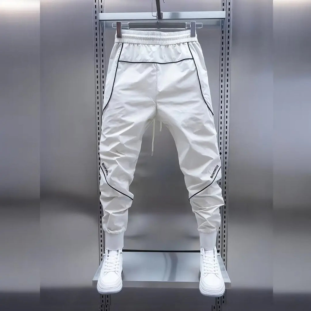 Men's Cargo Pants White Hip Hop Male Trousers Summer Regular Fit Harajuku Long Slacks Street Emo Cheapest Luxury New In Casual