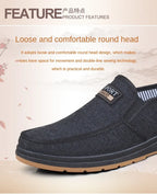 Hot selling men's sports shoes for spring and summer 2024, casual old Beijing walking shoes, breathable men's cloth shoes