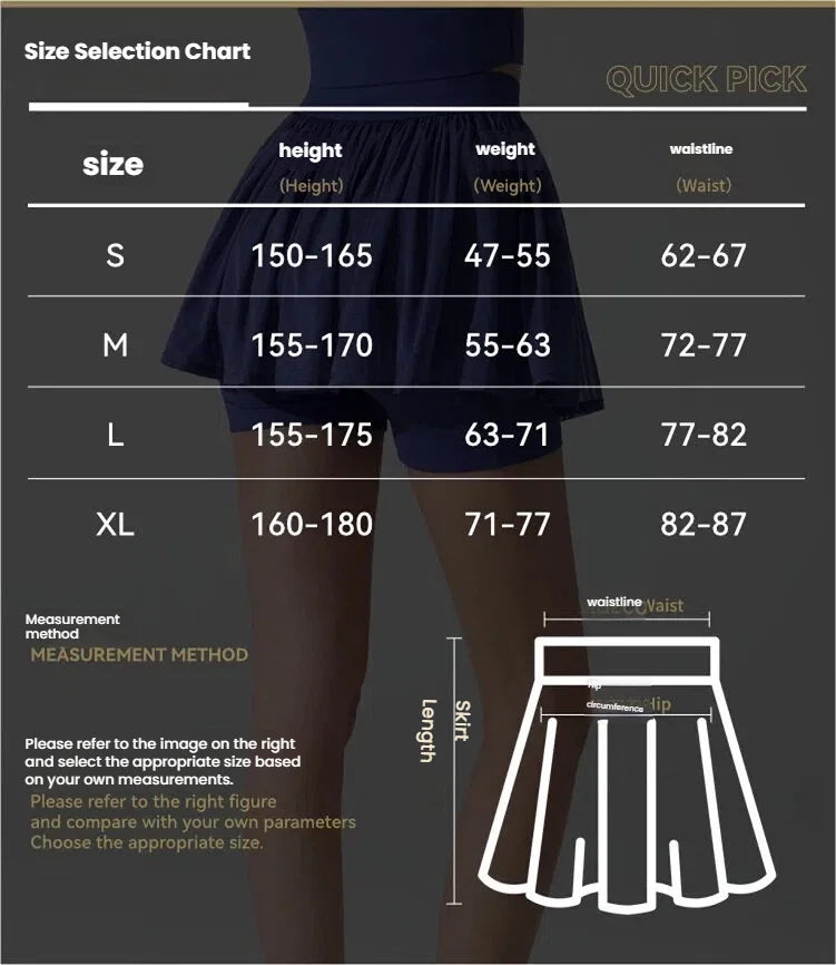 Fashion Mesh Pleated Sports Skirt Anti-Peek Short Skirt Running Fitness Badminton Tennis Skirt Sexy Clothes For Women