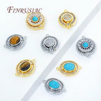 1 Pcs 18K Gold Plated Magnetic Lock For Bracelet Connectors Accessories,Magnetic Fasteners Clasp For DIY Jewelry Making Supplies