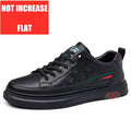 Spring Autumn Flat /5cm Elevator Shoes Men Casual Genuine Leather Sneakers Leisure Height Increase Breathable Men Loafers Trendy