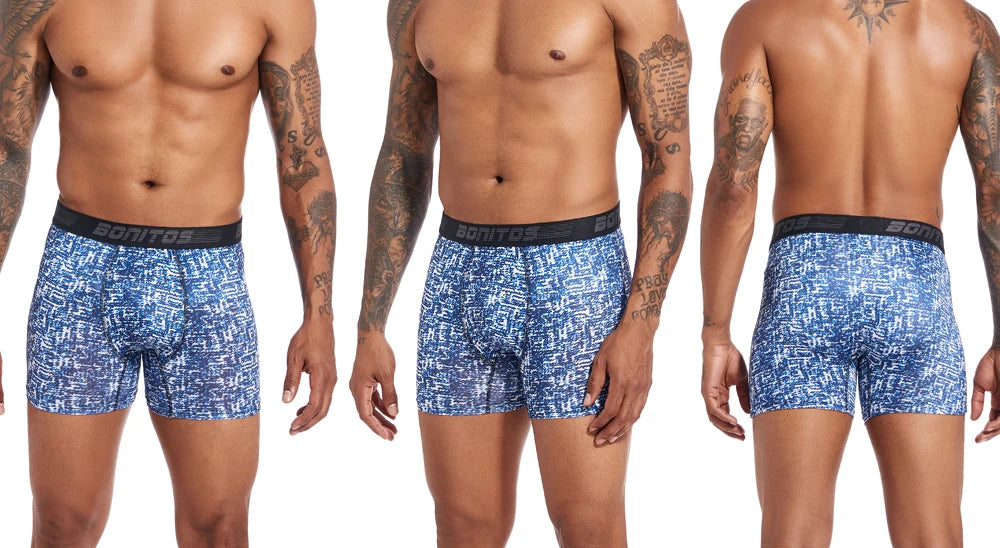 5pcs Boxers Men's Panties Breathable Boxer Shorts Men Underwear Polyester Underpants for Man High Quality Male Trunks