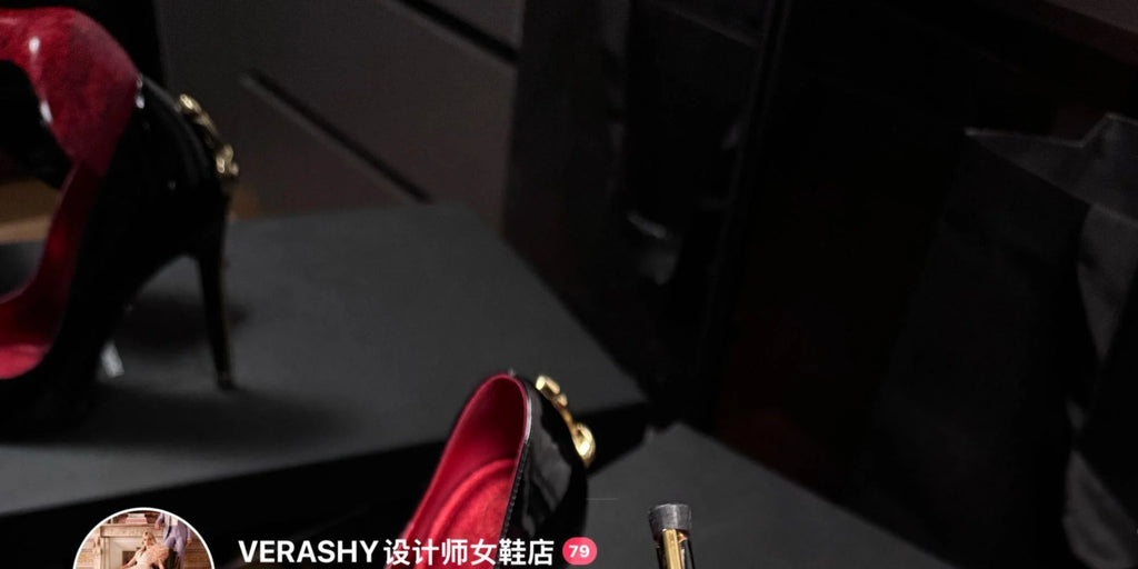 Red Bottom Metal Wand Sexy Sword Pointed Toe Thin Heel Evening Single High Heel Printed Bottom Comfortable Wear Ultra High Heels