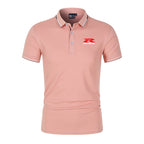 Men'S Summer Casual Breathable Comfortable Polo Shirt Solid Color High Quality Short Sleeve T-Shirt For GSXR GSX-R