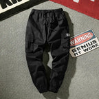 Camouflage Cargo Pants Men Cotton Streetwear Korean Hip Hop Joggers 7XL Loose Fit Casual Trousers Multi-Pockets Elastic Waist