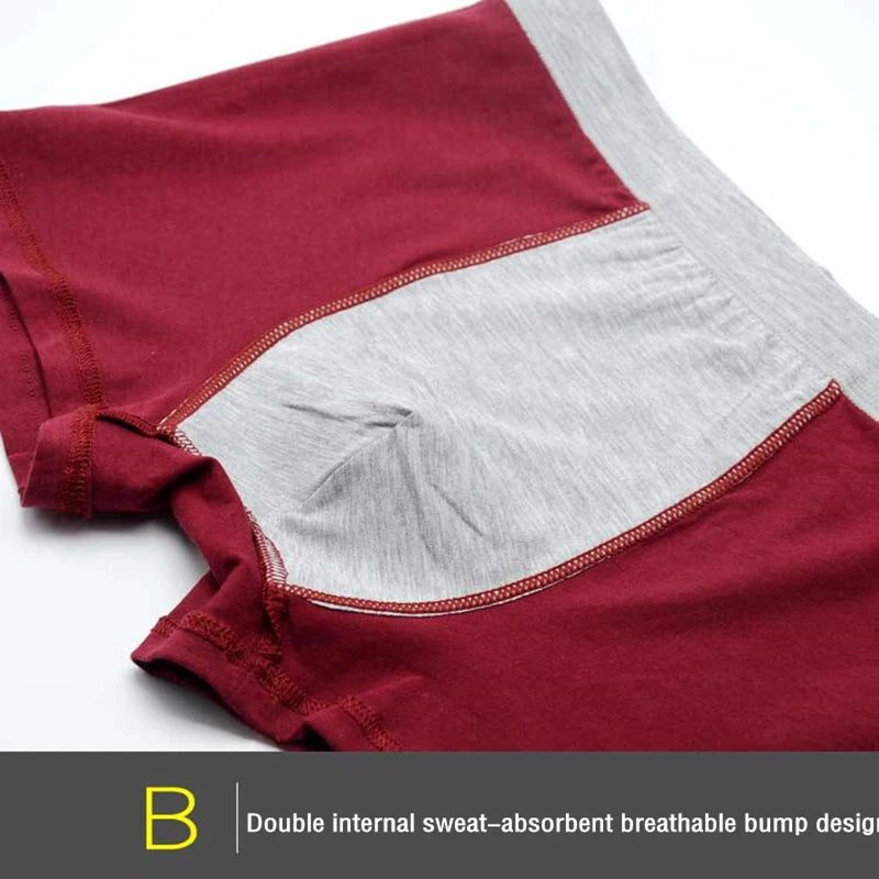 4pcs/lot 8xl 9xl  Big Size Boxer Men Underpants Cotton Seamless Men's Panties Solid Shorts Mens Sale Boxers Underwear For Man
