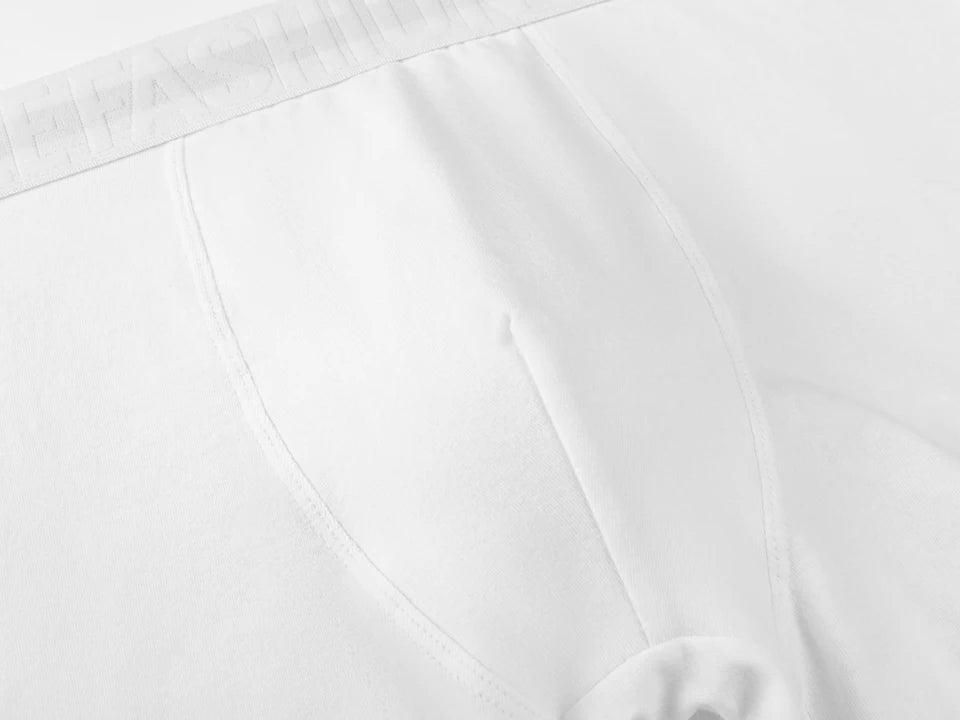 6pcs White Men Panties Cotton Boxers For Man Underwear Pack Brand Male Underpants Slip Sexy Trunks Gift Homme Boxer Shorts