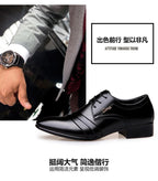 Mens Black Genuine Leather Cap Toe Lace Up Formal Business Office Groom Wedding Daily Wear Dress Shoes British Style Fashion
