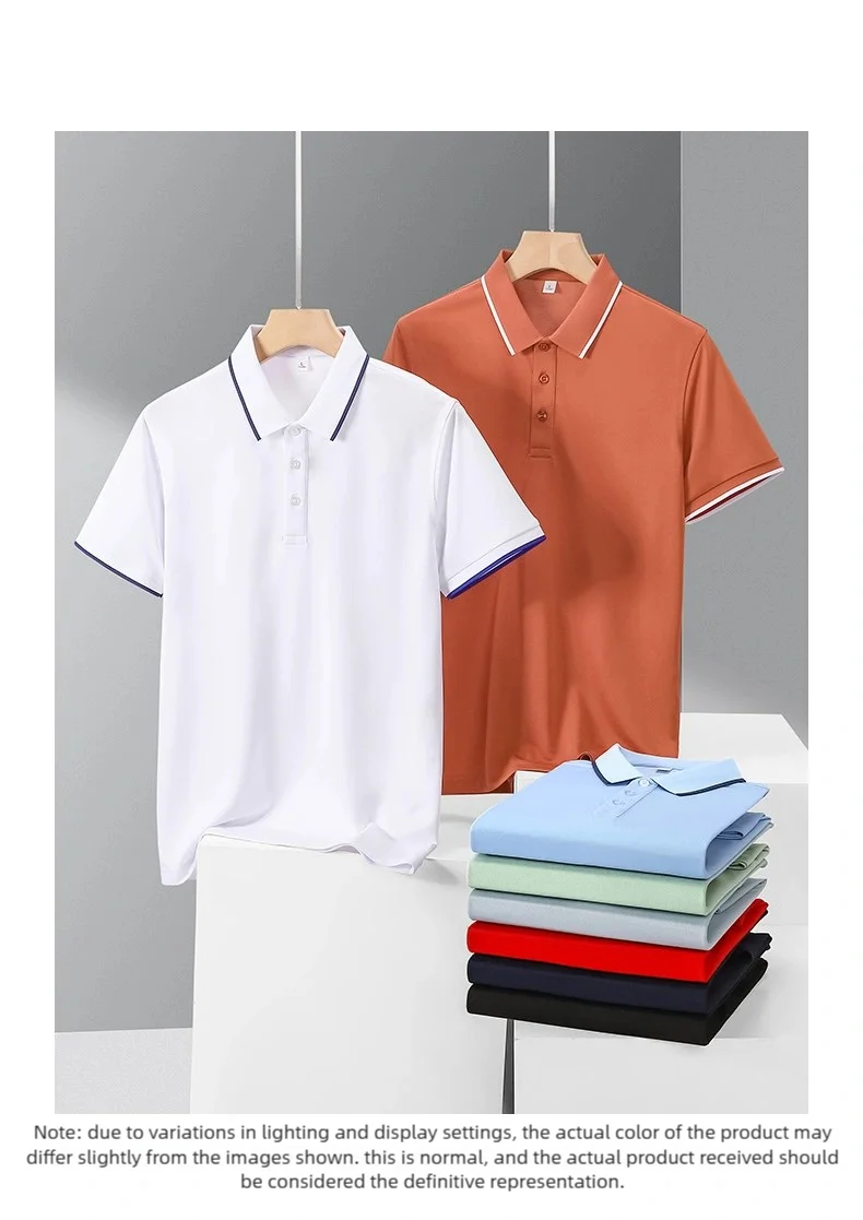 2026 Spring Autumn Cozy Top Women Solid ice silk quick - drying clothesT Shirts Polo Collar Sleeves Comfortable Casual