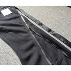 High Street RO Style Jeans Pants Men's Five Star Mang Ribbon Rotating Large Zipper Floor Pulling Horn Denim Streetwear Pants