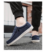Men Shoes Casual Canvas Loafers Shoes Light Breathable Flats Leisure Male Vulcanized Shoes Walking Sneakers Plus Size 39-46