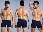 3pcs White Cotton Underwear For Man Boxers Soft Sexy Men's Panties Letter Elastic Band Boxer Short Men Underpants Print Trunks