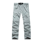 Summer Detachable Quick Dry Cargo Pants Men Waterproof Active Multifunction Pockets Outdoor Long Trousers Casual Pants