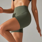Seamless Yoga Shorts Women Fitness Shorts Running Cycling Shorts Breathable Sports Leggings High Waist Workout Gym Shorts