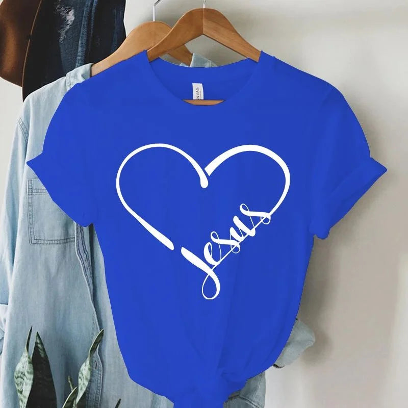 Unisex Fashion Clothing Jesus T Shirts Faith T Shirts God T Shirts Christian Shirts Gifts for Christians Women's Shirt