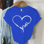 Unisex Fashion Clothing Jesus T Shirts Faith T Shirts God T Shirts Christian Shirts Gifts for Christians Women's Shirt