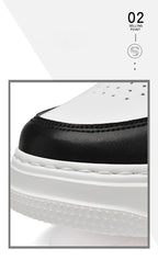 Men Genuine Leather Height Increasing Elevator Shoes Men non-slip BreathableElevator shoes Man Sneakers Comfortable Casual Shoes