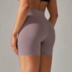 Seamless Yoga Shorts Women Fitness Shorts Running Cycling Shorts Breathable Sports Leggings High Waist Workout Gym Shorts