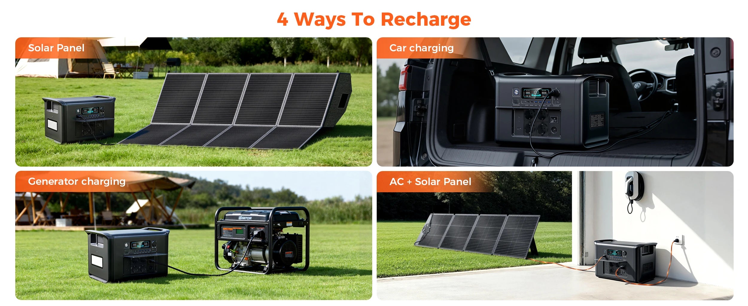 2400W 1800W 500W Portable Power Station Outdoor UPS Function Pure Sine Wave Lifepo4 Batteries 220V портативная эле