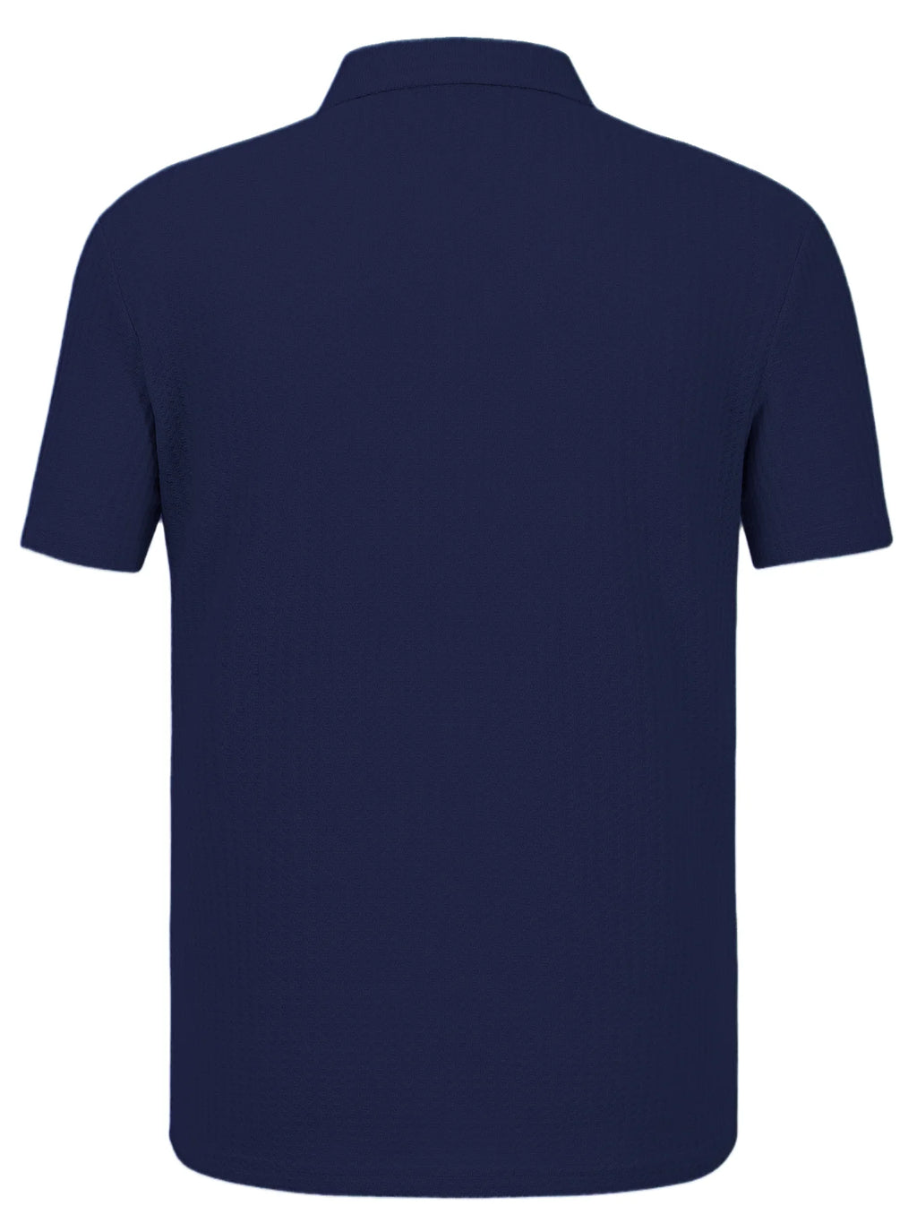 Men's Short-Sleeved Polo Shirt Pure Color Street Style Lightweight Lapel Summer Jogging Sports Top - Breathable T-Shirt for
