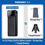 NOHON Camera Handheld Gimbal Charger for DJI Osmo Pocket 4 Pro 3 Battery Handle 10000mAh 5000mAh Portable Power Bank 22.5W