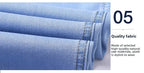 2026 Spring Summer 70% Lyocell Jeans Regular Fit Straight Ice Silk Style Business Casual Light Blue Stretch Cotton Denim