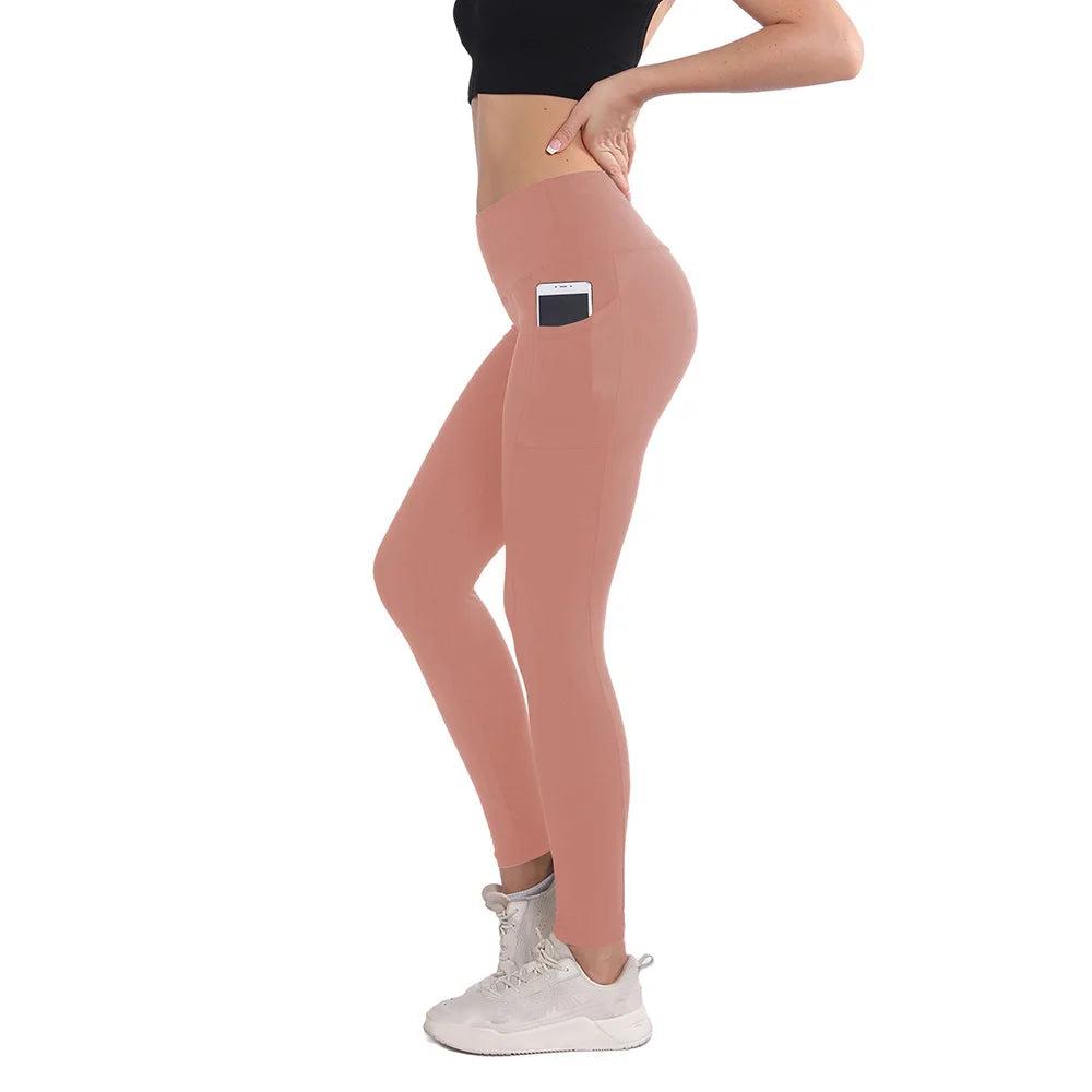 High Waist Plush Leggings Warm Leopard Print Yoga Pants Milk Silk Bare-Feel Leggings for Spring/Autumn