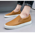 Men's Casual Shoes Grey Brown Flat Bottomed Casual Board Shoes Mens Loafers Man Shoes Casual Sneakers Men