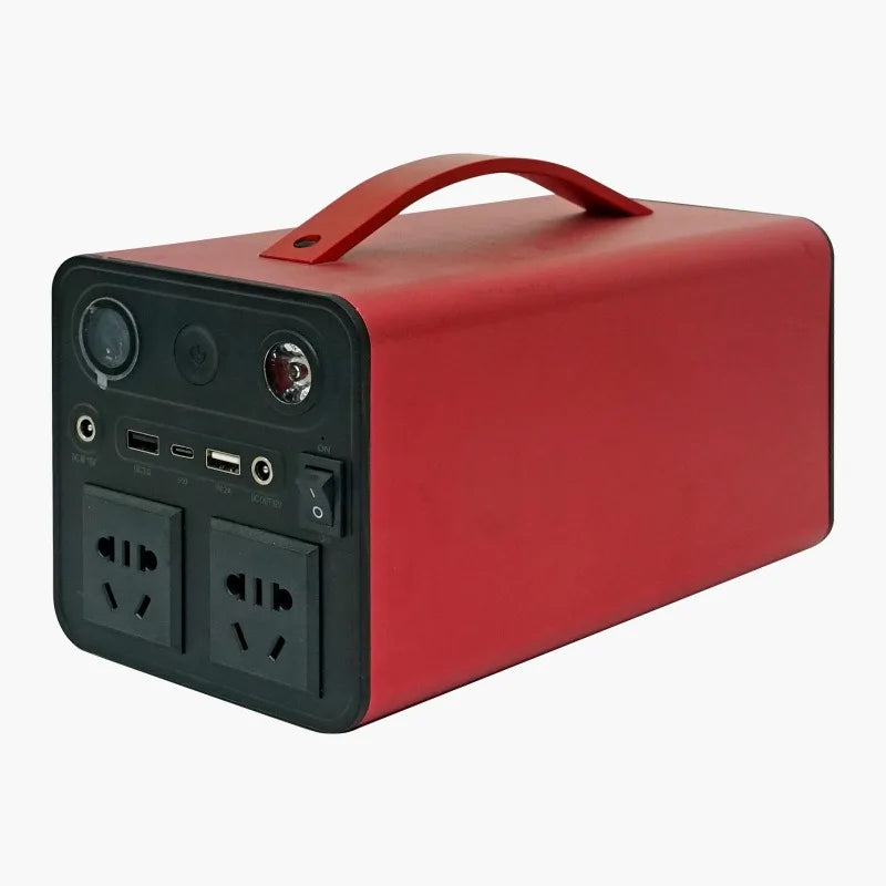 2026 500W Portable Outdoor Emergency Power Station CE Certified Travel Energy Storage Box Household Backup Power Supply
