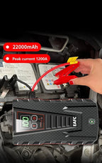 EAFC 12V Portable Car Jump Starter Power Bank with Battery Booster Charger Auto Emergency Start-up Lighting - Vehicle Starting D