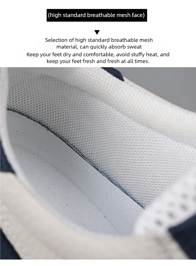 Men's fashion casual shoes four season soft-sole non-slip breathable outdoor walking shoes youth lightweight sports running shoe