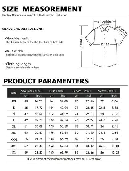 18 colors new men's fashion geometric line print short-sleeved shirt Urban casual style slim lapel shirt comfortable fabric
