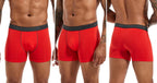 4pcs/pack Boxer Briefs Men's Panties Letter Man Underwear Solid Color Cotton Men Underpants Sexy Undrewear Shorts BONITOS Brand