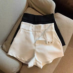 Women Sexy Shorts Mooyufon Black Shorts Women Harajuku Elegance High Waisted Shorts A Line Slim Casual Hot Girl Straight Pants