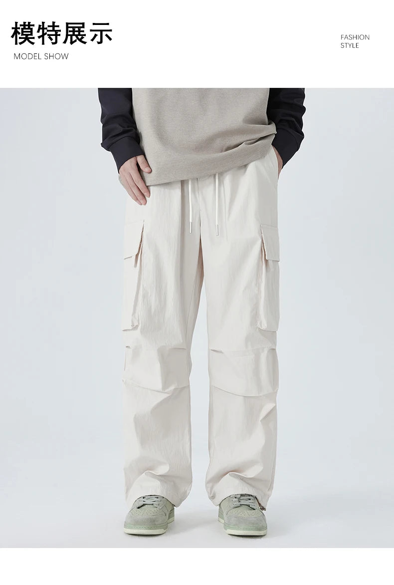 200cm Tall Men's Cargo Pants Extra Long Straight Trousers Male Length 115 120 118 Cm Chinese Clothes 190cm 192cm 195cm 2m 120cm