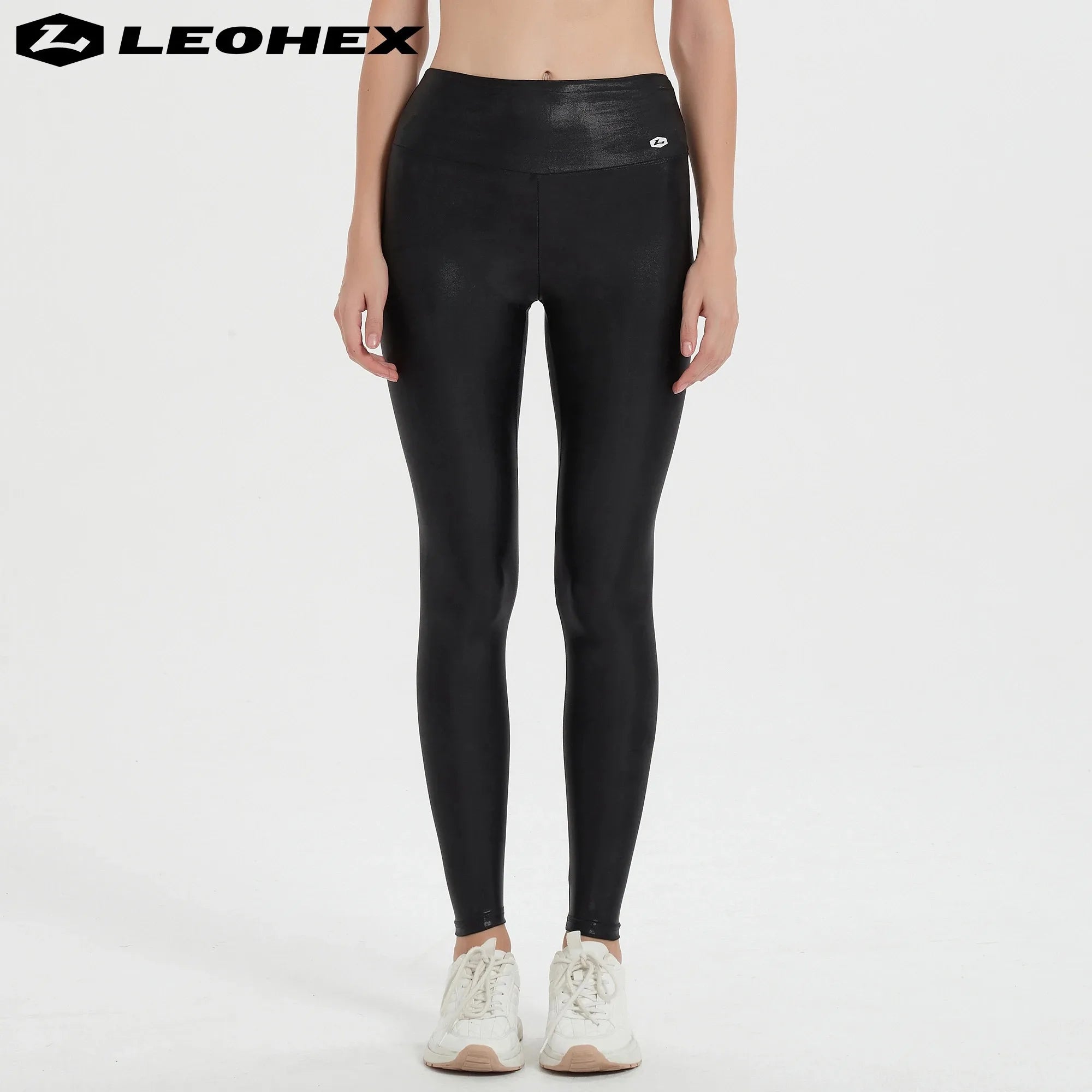 LEOHEX High Waist Yoga Leggings for Women, Breathable Fitness Running Pants, Workout Gym Sports Trousers