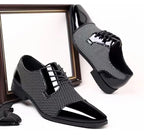 Dress Shoes Man Casual Business Pointed Toe Social Shoe for Men Breathable In Summer Leather Luxury Designer Clothing Low Price