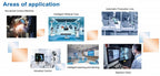 Huaqingjun 4.3 Inch LCD Touch Screen Ethernet RS485 232 Communication DC19-30V LAN RJ45 HMI for PLC