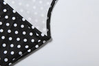 Nibber Low-Neck Sexy Backless Mini Dress Woman Summer Trend Polka Dot Print Halter Skinny Stretch Street Y2K Style Mini Bodycon