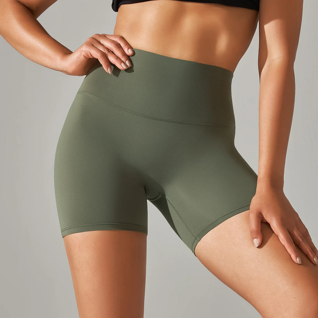 Seamless Yoga Shorts Women Fitness Shorts Running Cycling Shorts Breathable Sports Leggings High Waist Workout Gym Shorts