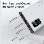 20000mAh Power Bank USB C 22.5W Fast Charging Portable Large Capacity Powerbank For Xiaomi iPhone Samsung External Spare Battery