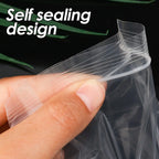 100Pcs/Bag Transparent Mobile Phone Dust Bag Zipper Self Lock Waterproof Phone Pouch Cover for iPhone 15/14/13 Pro MAX Samsung