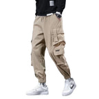 New Winter Lambswool Outdoor Waterproof Cargo Pants Men Warm Casual Pants Men Sportswear Winter Sports Outwear Sweatpants