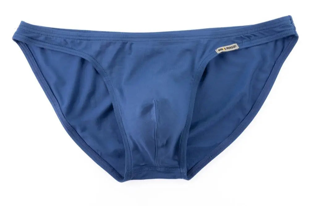 BRAVE PERSON Men's Modal Briefs Sexy Underwear Low-rise Solid Underpants 12 Colors Briefs for Man